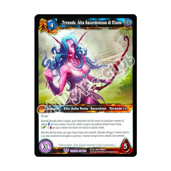 Tyrande. Alta Sacerdotessa di Elune epica (IT) -NEAR MINT-