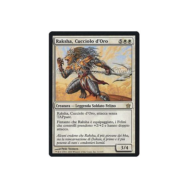 012 / 165 Raksha Cucciolo d'Oro rara (IT) -NEAR MINT-