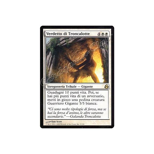 009 / 150 Verdetto di Troncalotte rara (IT) -NEAR MINT-