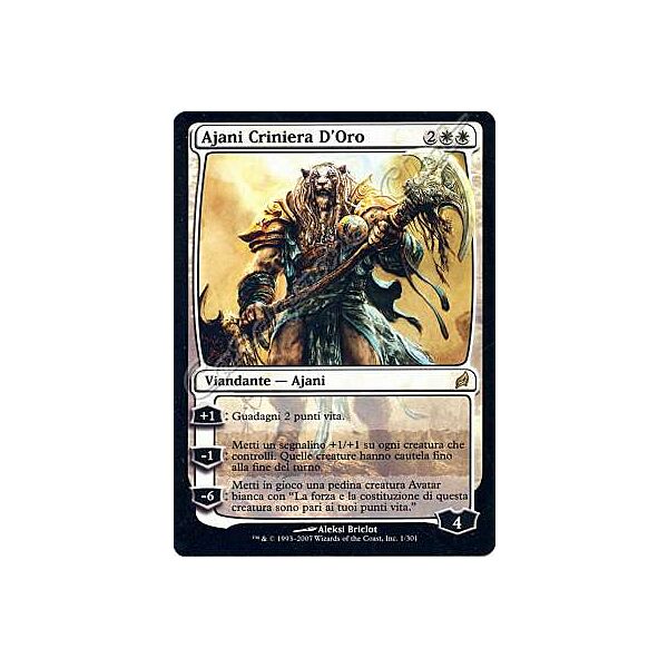 001 / 301 Ajani Criniera D'Oro rara (IT) -NEAR MINT-