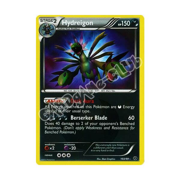 102 / 099 Hydreigon rara segreta foil (EN) -NEAR MINT-