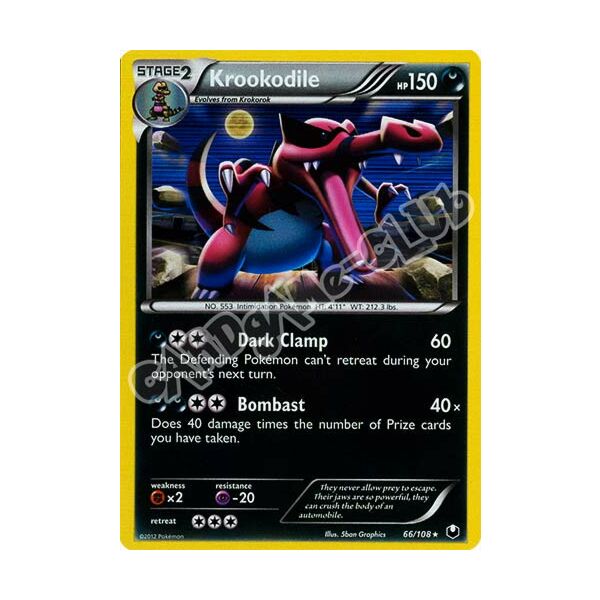066 / 108 Krookodile rara foil (EN) -NEAR MINT-
