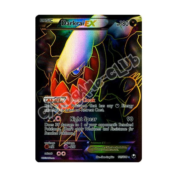 107 / 108 Darkrai Ex ultra rara foil (EN) -NEAR MINT-