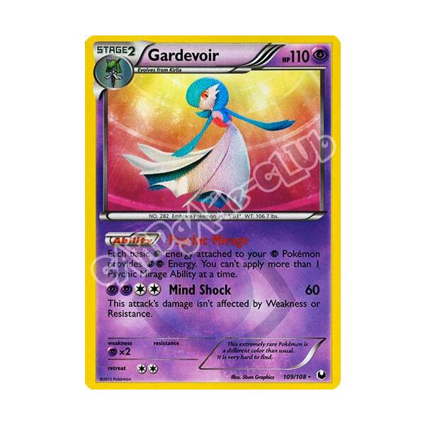 109 / 108 Gardevoir rara segreta foil (EN) -NEAR MINT-