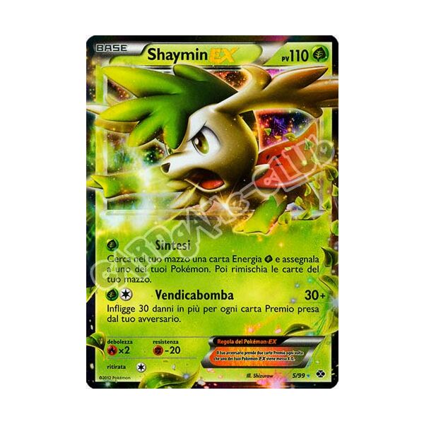 005 / 099 Shaymin EX rara ex foil (IT) -NEAR MINT-