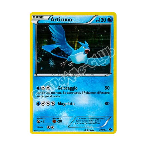 027 / 099 Articuno rara foil (IT) -NEAR MINT-