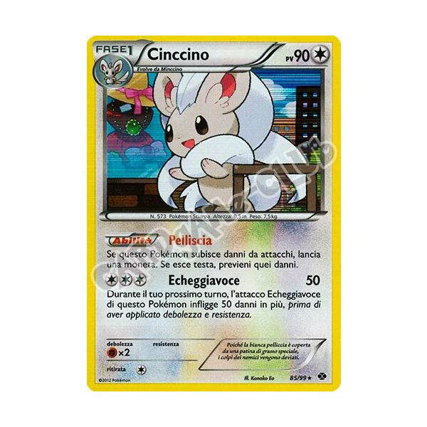 085 / 099 Cinccino rara foil (IT) -NEAR MINT-
