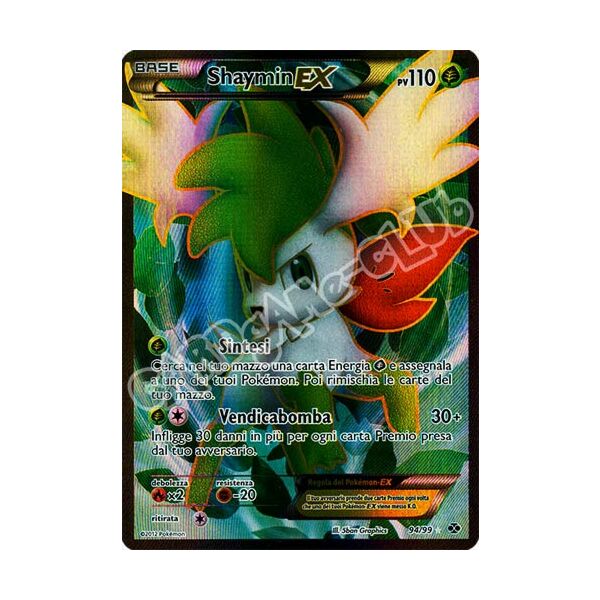094 / 099 Shaymin EX ultra rara foil (IT) -NEAR MINT-