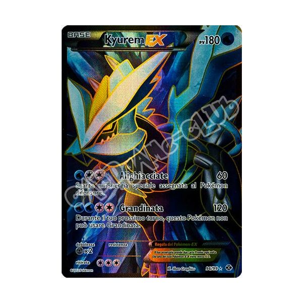 096 / 099 Kyurem EX ultra rara foil (IT) -NEAR MINT-