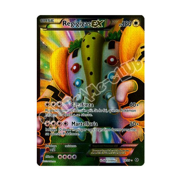 099 / 099 Regigigas EX ultra rara foil (IT) -NEAR MINT-