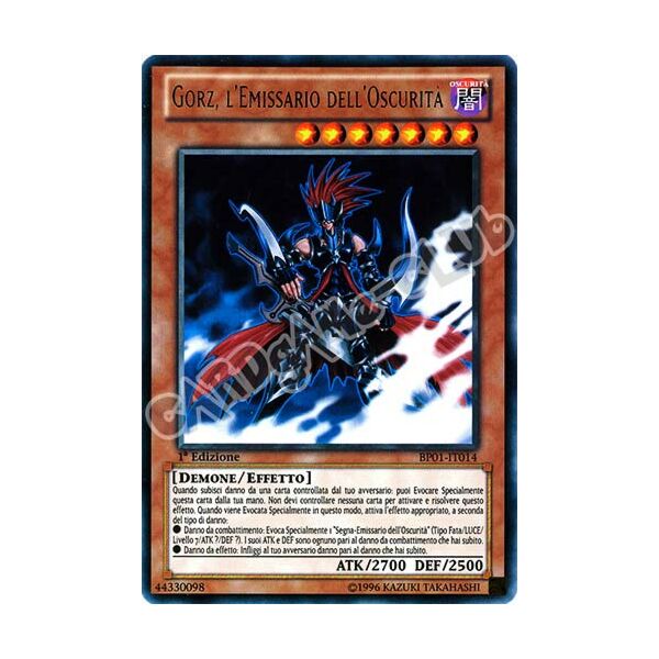 BP01-IT014 Gorz, l'Emissario dell'Oscurita' rara 1a Edizione (IT) -NEAR MINT-