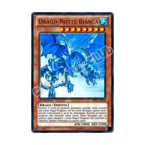 BP01-IT016 Drago Notte Bianca rara 1a Edizione (IT) -NEAR MINT-