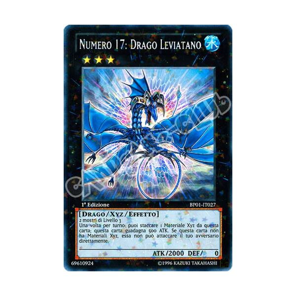BP01-IT027 Numero 17: Drago Leviatano rara starfoil 1a Edizione (IT) -NEAR MINT-