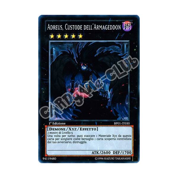 BP01-IT030 Adreus, Custode dell'Armageddon rara 1a Edizione (IT) -NEAR MINT-
