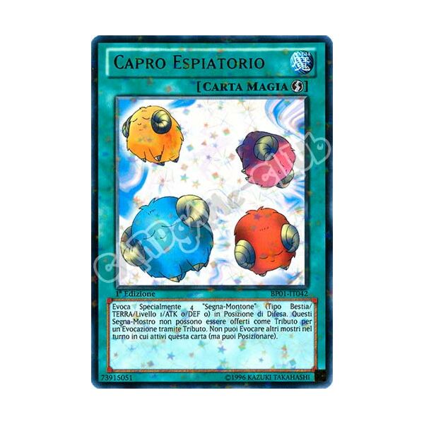 BP01-IT042 Capro Espiatorio rara starfoil 1a Edizione (IT) -NEAR MINT-
