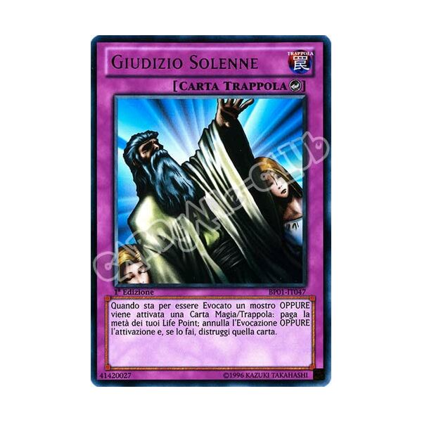 BP01-IT047 Giudizio Solenne rara 1a Edizione (IT) -NEAR MINT-