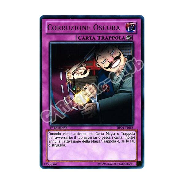 BP01-IT055 Corruzione Oscura rara 1a Edizione (IT) -NEAR MINT-