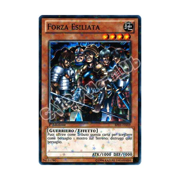 BP01-IT059 Forza Esiliata comune starfoil 1a Edizione (IT) -NEAR MINT-