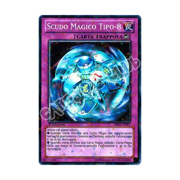 BP01-IT097 Scudo Magico Tipo-8 comune starfoil 1a Edizione (IT) -NEAR MINT-