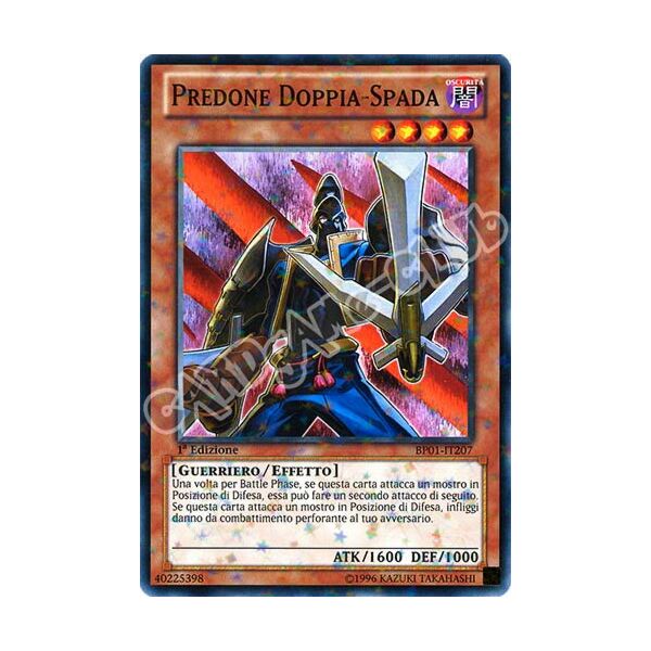 BP01-IT207 Predone Doppia -Spada comune starfoil 1a Edizione (IT) -NEAR MINT-