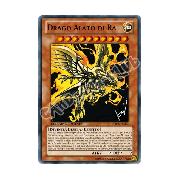 ORCS-ITSE2 Drago Alato di Ra super rara Edizione Limitata (IT) -NEAR MINT-