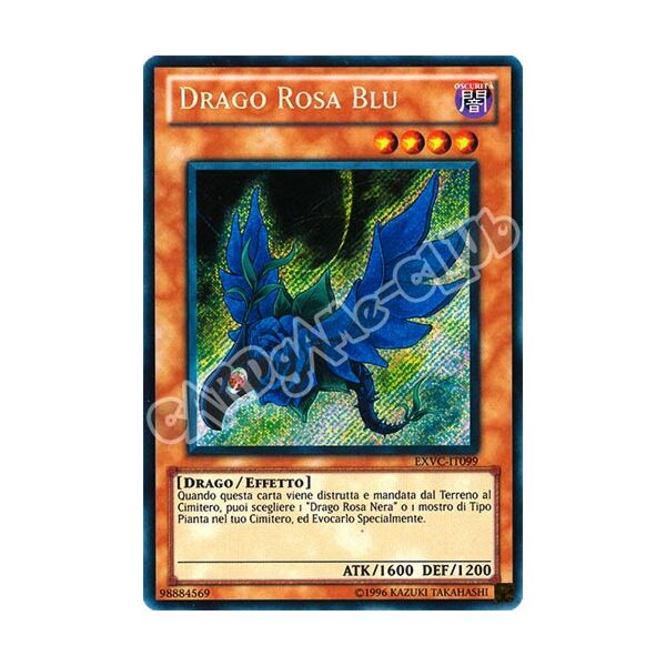 EXVC-IT099 Drago Rosa Blu rara segreta Unlimited (IT) -NEAR MINT-