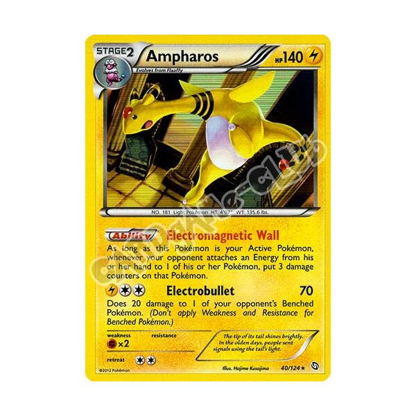 040 / 124 Ampharos rara foil (EN) -NEAR MINT-