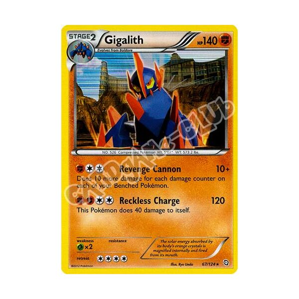 067 / 124 Gigalith rara foil (EN) -NEAR MINT-