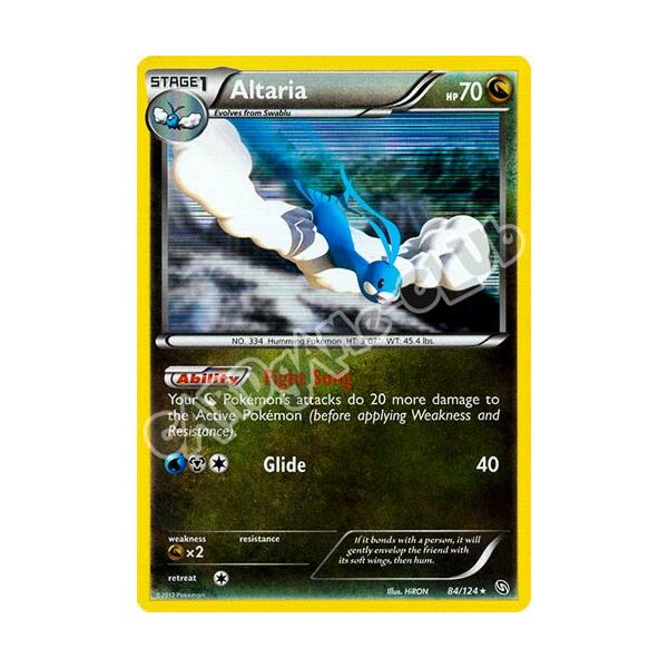 084 / 124 Altaria rara foil (EN) -NEAR MINT-
