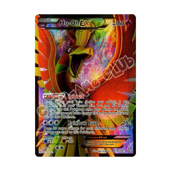 119 / 124 Ho-Oh Ex rara ex foil (EN) -NEAR MINT-