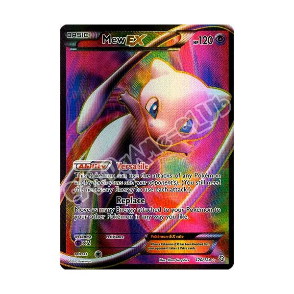 120 / 124 Mew Ex rara ex foil (EN) -NEAR MINT-