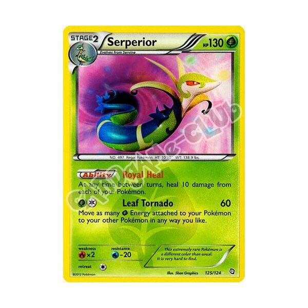125 / 124 Serperior rara segreta foil (EN) -NEAR MINT-