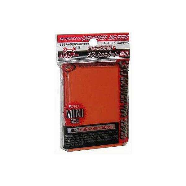 proteggi carte mini pacchetto da 50 bustine Orange