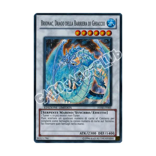 H5SE-IT001 Brionac, Drago della Barriera di Ghiaccio super rara Edizione Limitata (IT) -NEAR MINT-