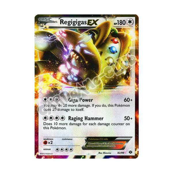 082 / 099 Regigigas EX rara ex foil (EN) -NEAR MINT-