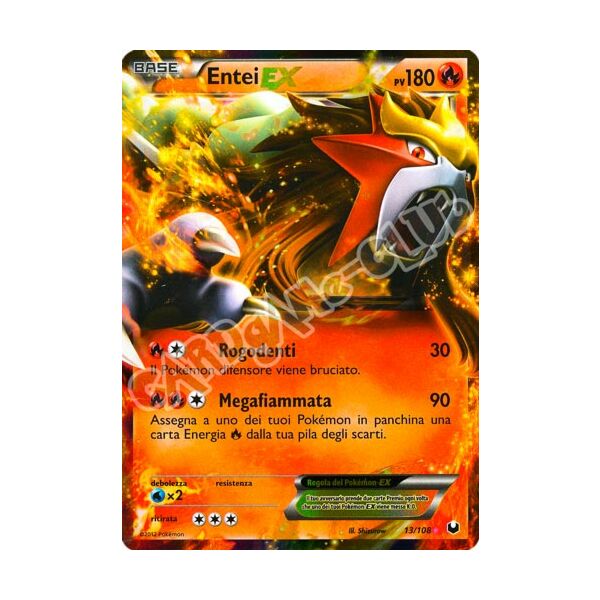 013 / 108 Entei Ex rara ex foil (IT) -NEAR MINT-