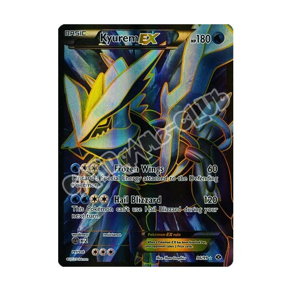 096 / 099 Kyurem EX ultra rara foil (EN) -NEAR MINT-