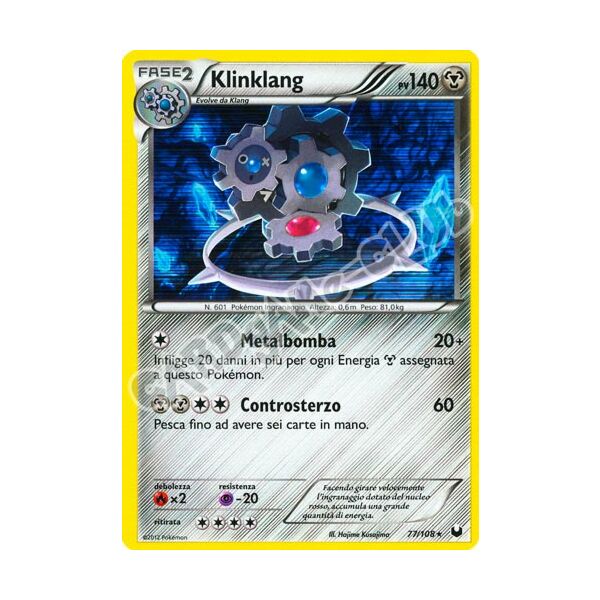 077 / 108 Klinklang rara foil (IT) -NEAR MINT-