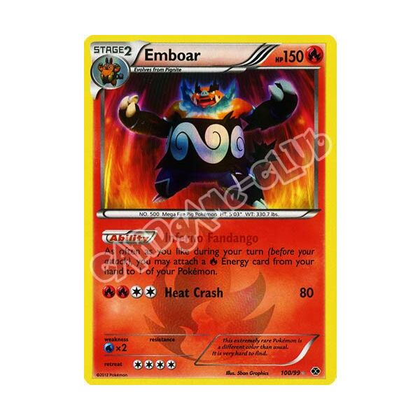 100 / 099 Emboar rara segreta foil (EN) -NEAR MINT-