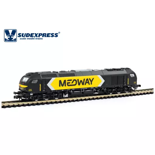 Locomotiva diesel-elettrica Standler Euro4000 MEDWAY - Sudexpress SMED034N - N 1/160 - PRIVAT - EP VI - 2R - Analogico