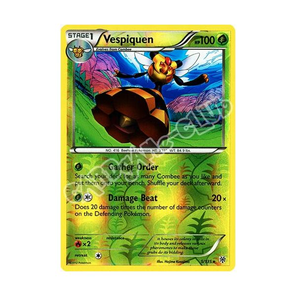 005 / 135 Vespiquen rara foil reverse (EN) -NEAR MINT-