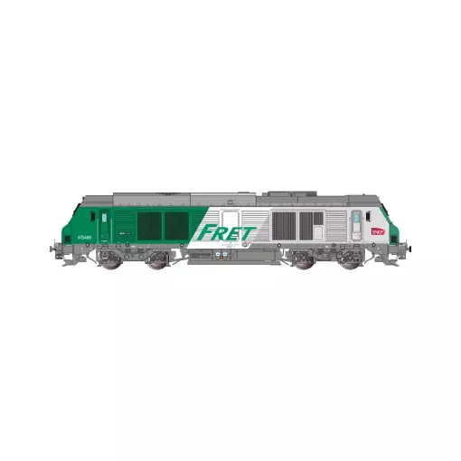 Locomotiva diesel BB 75468 FRET - Os.kar 7511DCCS - HO 1/87 - SNCF - Ep VI - Suono digitale - 2R