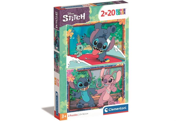 24809 - Puzzle 2x20 pezzi - Stitch (dai 3 anni)