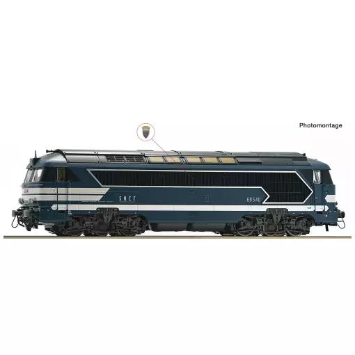 Locomotive diesel 68540 - Roco 7300072 - HO 1/87 - SNCF - EP. IV, VI - Analogique - 2R