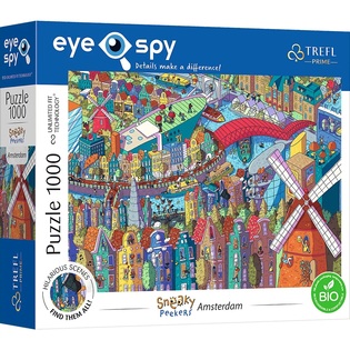 Trefl Puzzle Eye-Spy Sneaky Peekers, Amsterdam 1000 pezzi