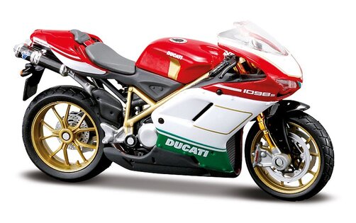 Maisto - Motorcycle, Ducati 1098 S Tricolore, 1:18