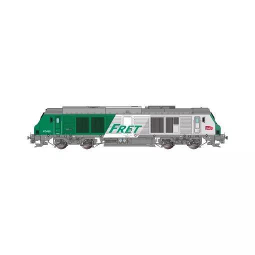 Locomotiva diesel BB 75468 FRET - Os.kar 7511 - HO 1/87 - SNCF - Ep VI - Analogico - 2R