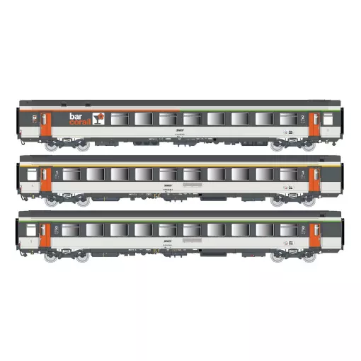 Coffret de 3 voitures voyageurs - LS Models 41998 - HO 1/87 - SNCF - EP IV