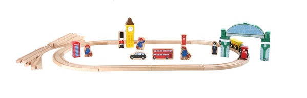 Binario del treno in legno Small Foot Paddington 43 parti