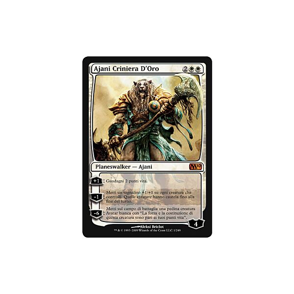 001 / 249 Ajani Criniera d'Oro rara mitica (IT) -NEAR MINT-